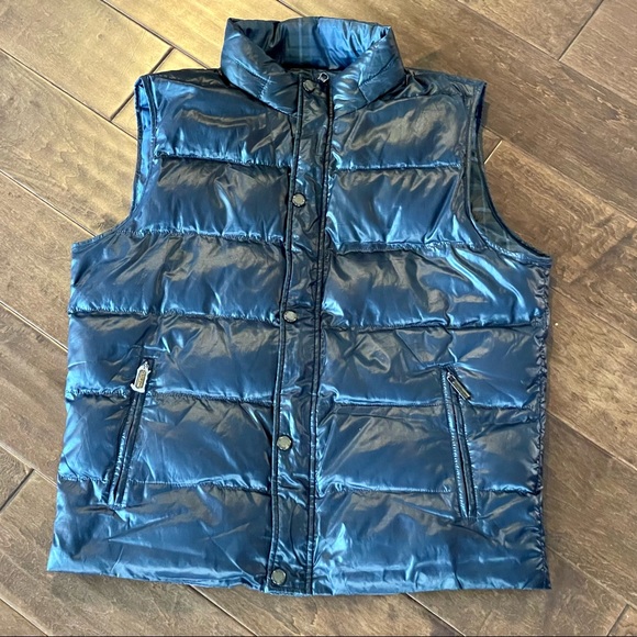 Reversible Down Puffer Vest Gilet - Picture 2 of 12